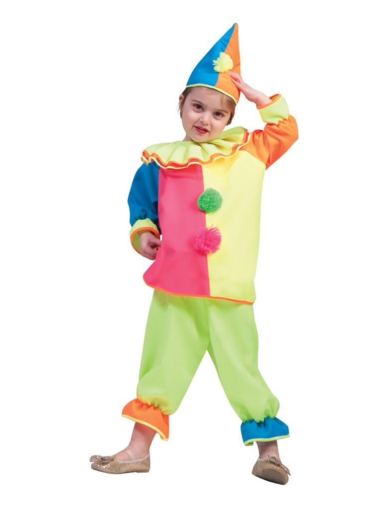 [FUN406085_98] Clown-Kostüm 'Billy Toddler' für Jungen (12-24 mois / 98 cm)
