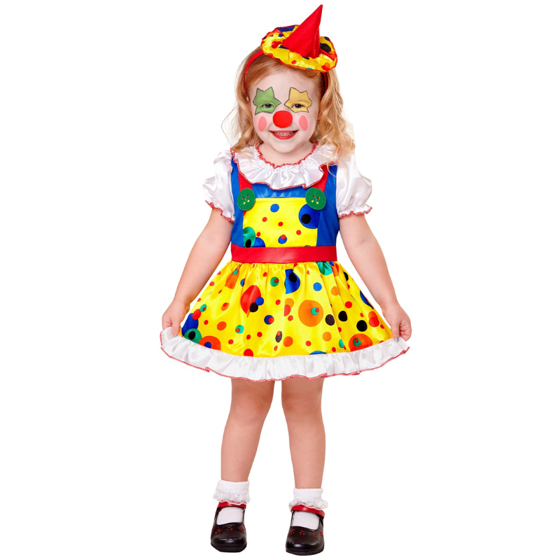 [WID07545] Clown Costume for Girls (4-5 ans /116 cm)