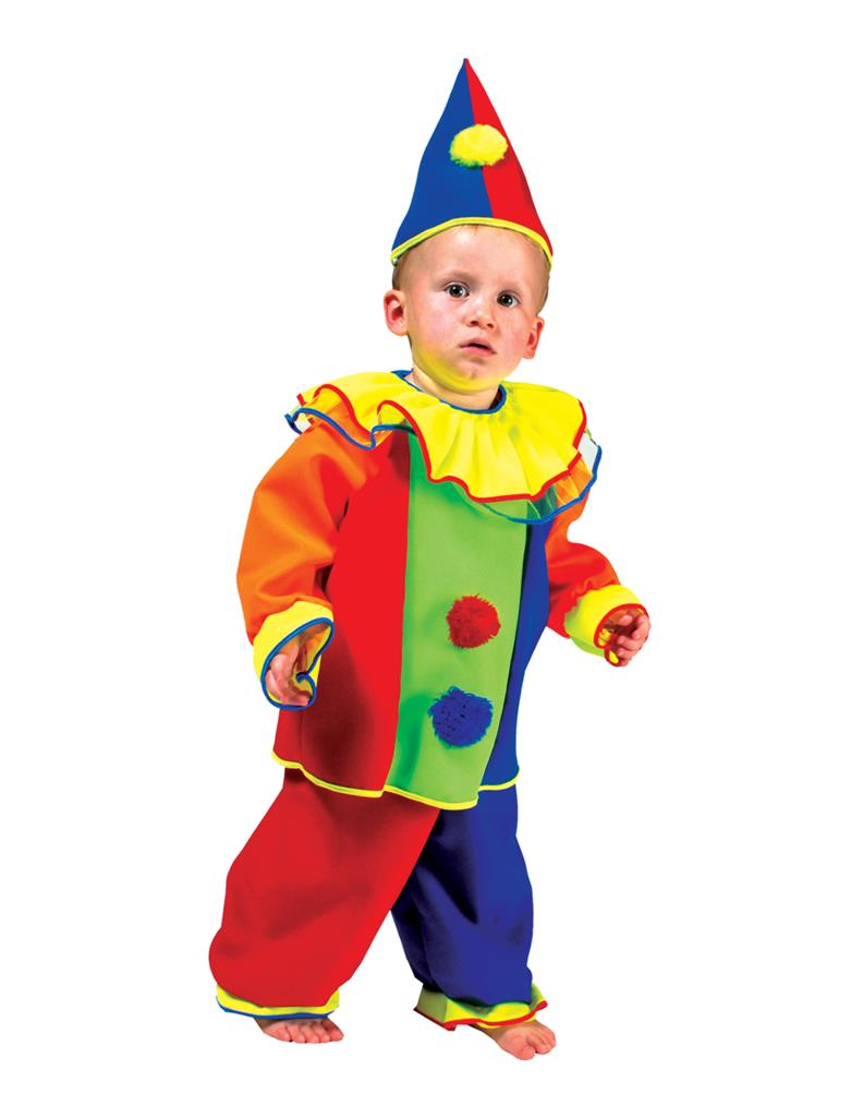 [FUN406107_98] "Timothy" Clown Costume for Boys (12-24 mois / 98 cm)