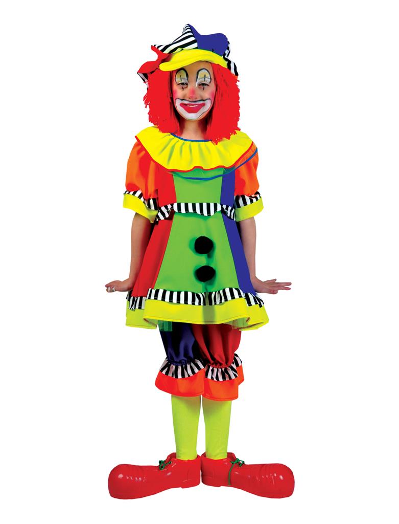 [FUN406062_116] "Olivia" Clown Costume for Girls (4-5 ans /116 cm)