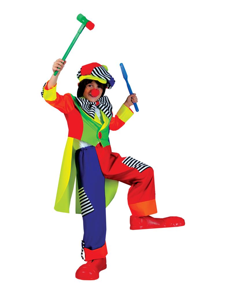 [FUN406063_116] Clownkostüm "Olaf" für Jungen (4-5 ans /116 cm)