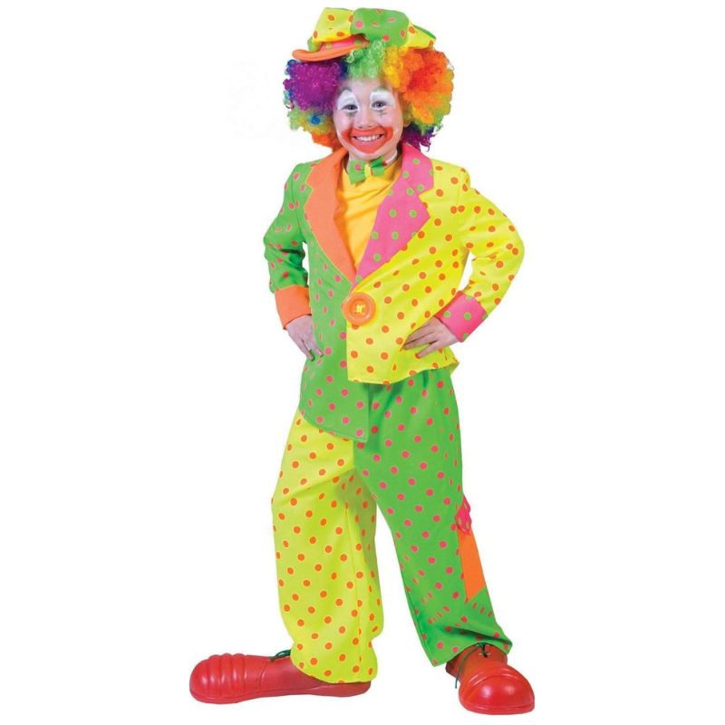 Déguisement de Clown "Fluorini" pour garçon 