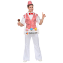 Déguisement serveur de crème glacée pour homme
