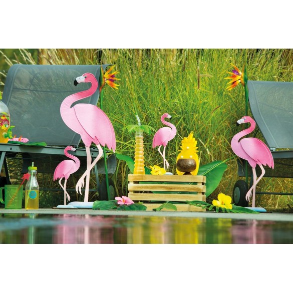 Flamant rose décoratif