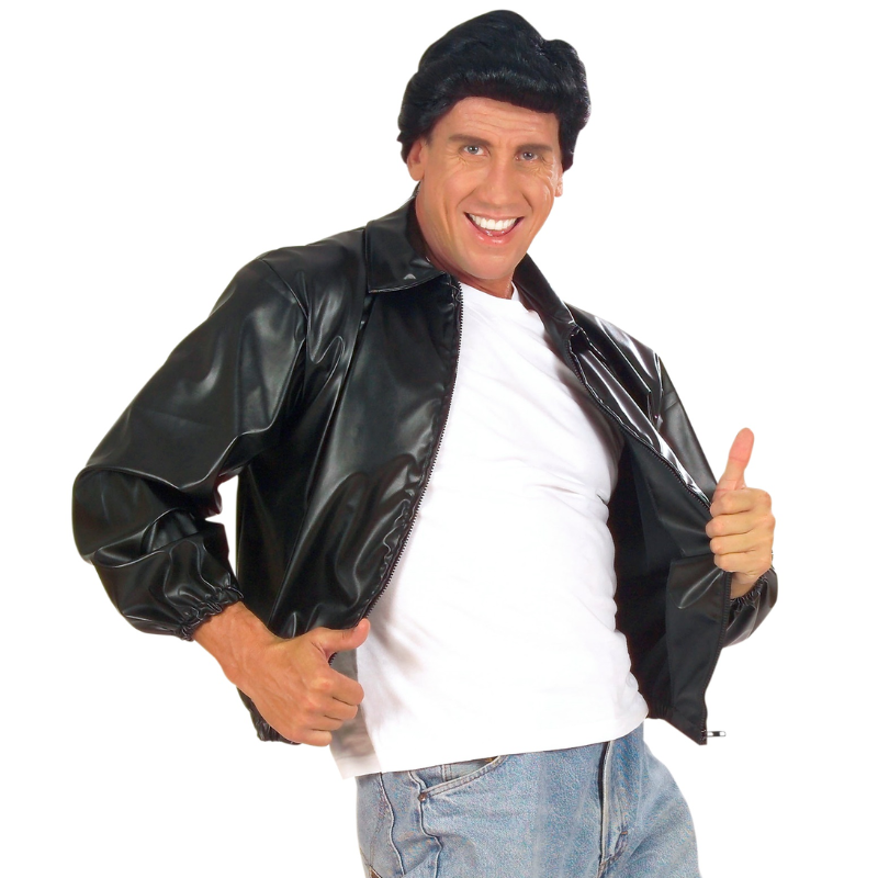 Blouson en simili cuir "Greaser" pour homme