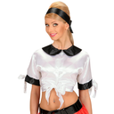 Top en satin pour femme 