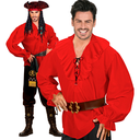 Chemise rouge pour homme