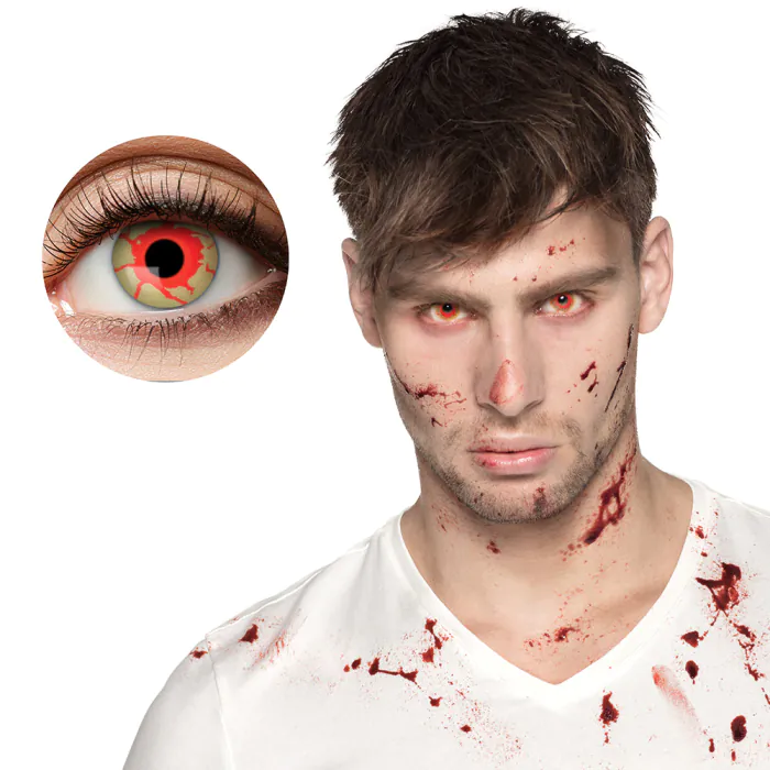 [ZOEW68] Bloodshot2 Fashion Contact Lenses - 1 Week