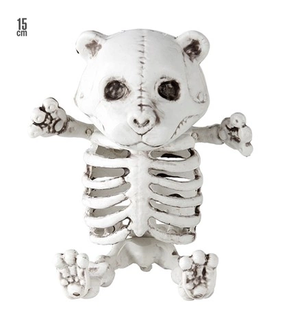[WID10993] Dekoration Teddybär-Skelett 15 cm