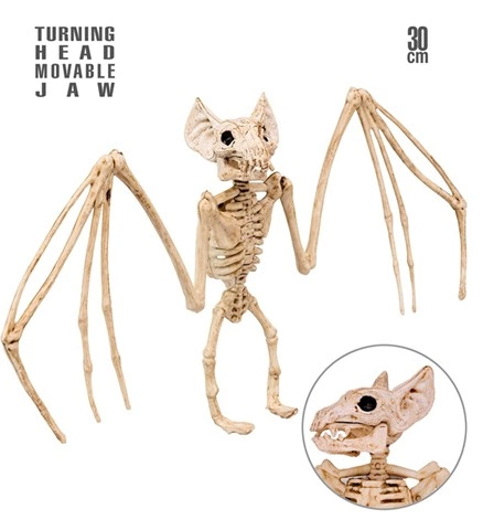 [WID21105] Dekoration Fledermaus-Skelett 30 cm