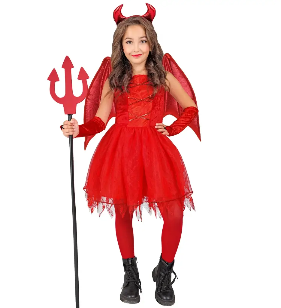[WID27625] Déguisement Diablesse pour fille (4-5 ans /116 cm)