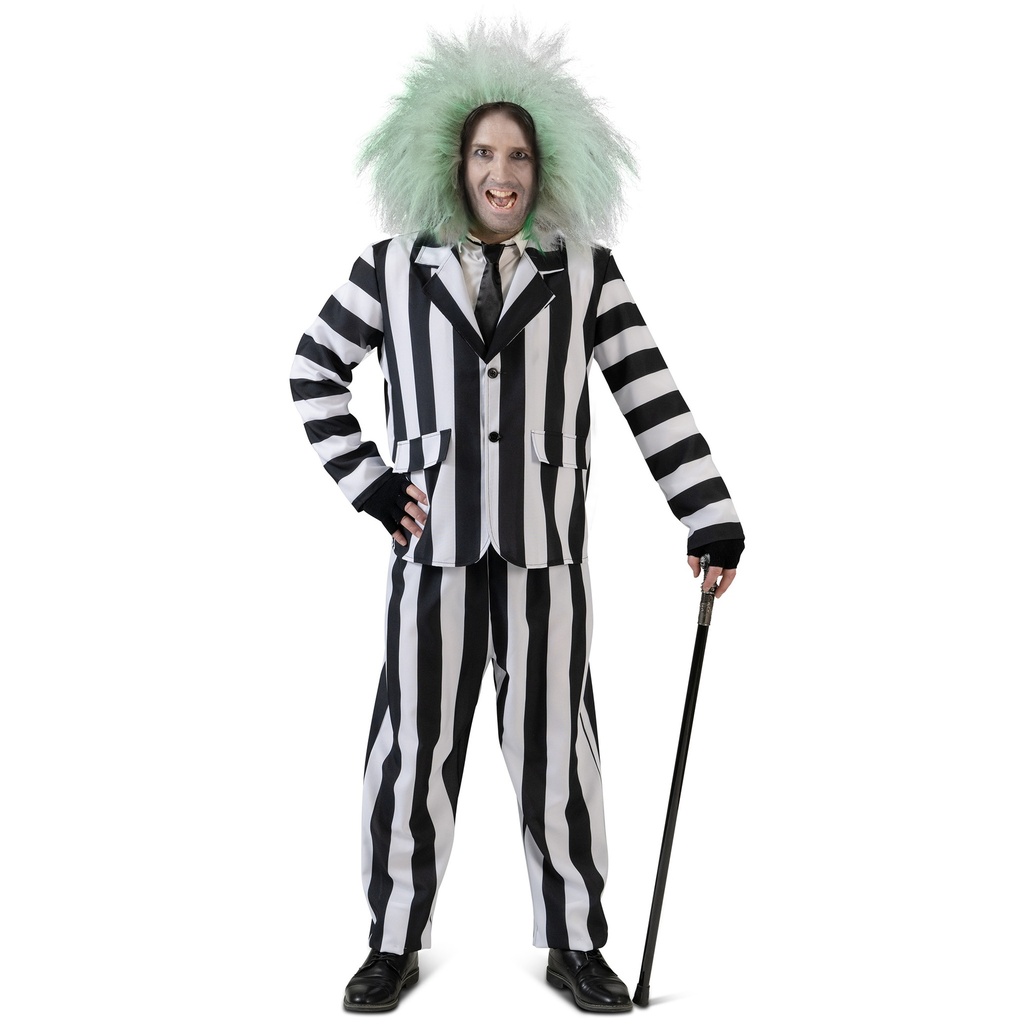 [FUN604436_48/50] Beetlejuice-Kostüm für Herren (48-50)