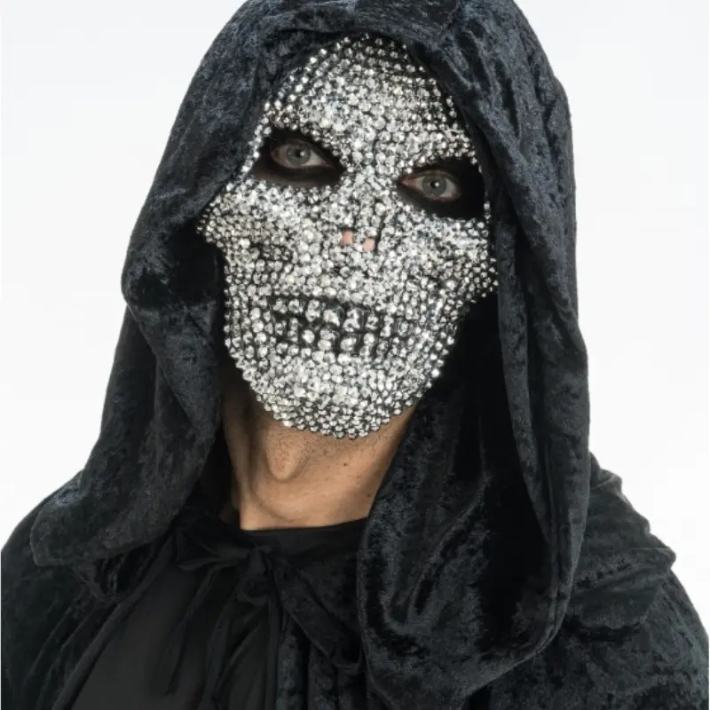 [CHA13812] Masque tête de mort en strass