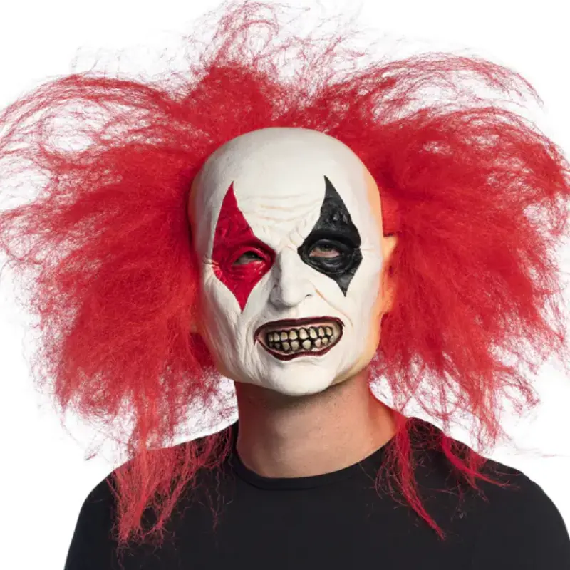 [BOL97592] Scary Clown Latex Mask