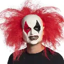 Masque latex Clown effrayant