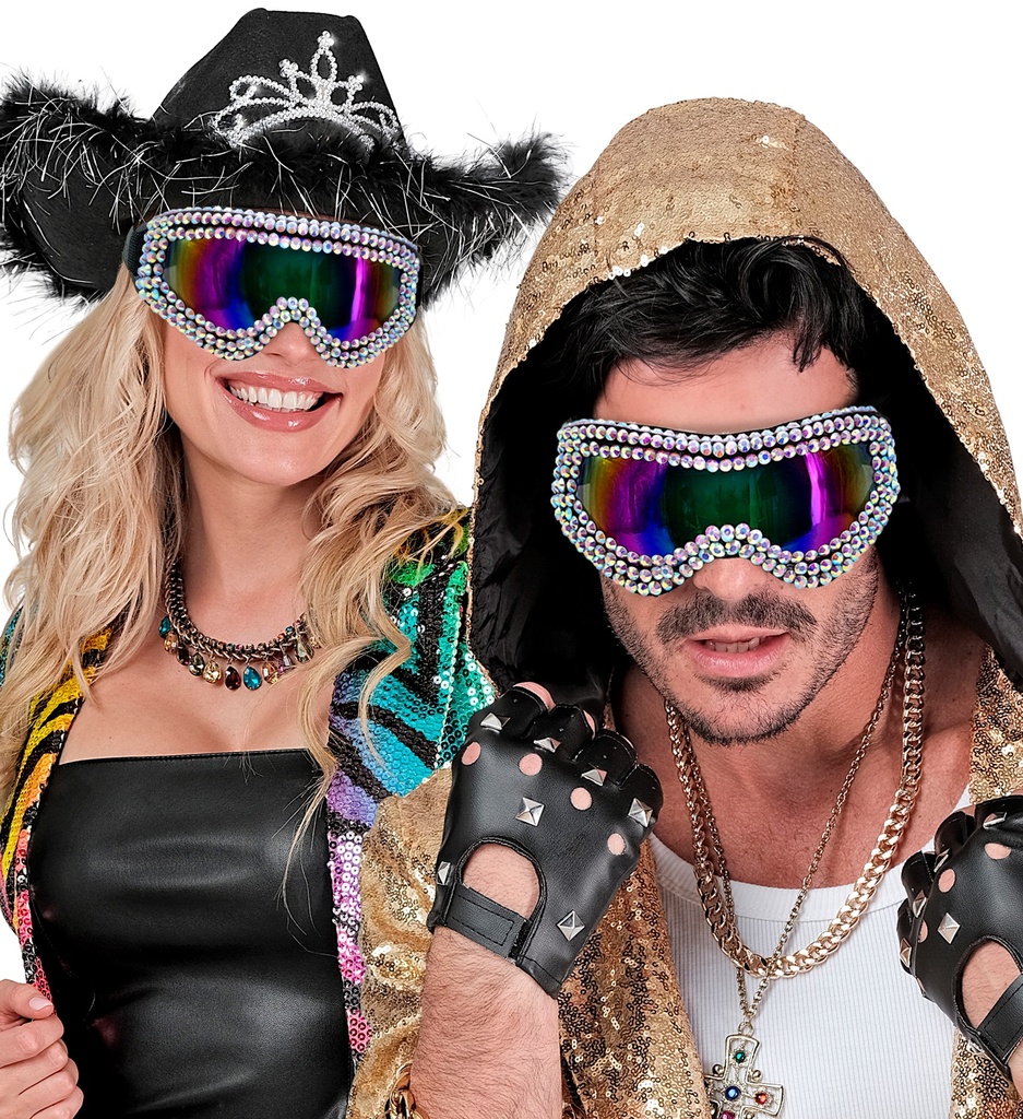 Lunettes de ski à strass