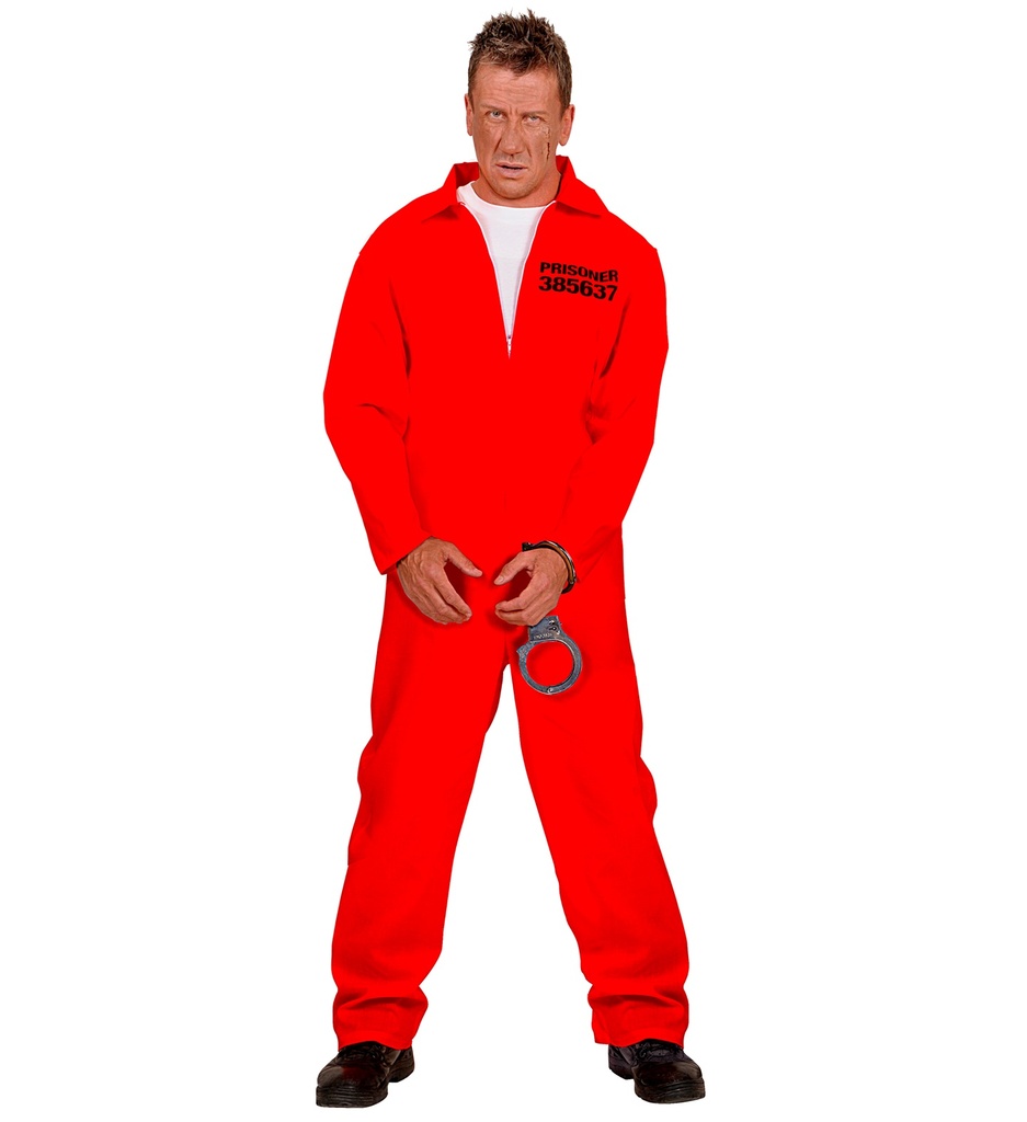 Déguisement homme Prisonnier orange