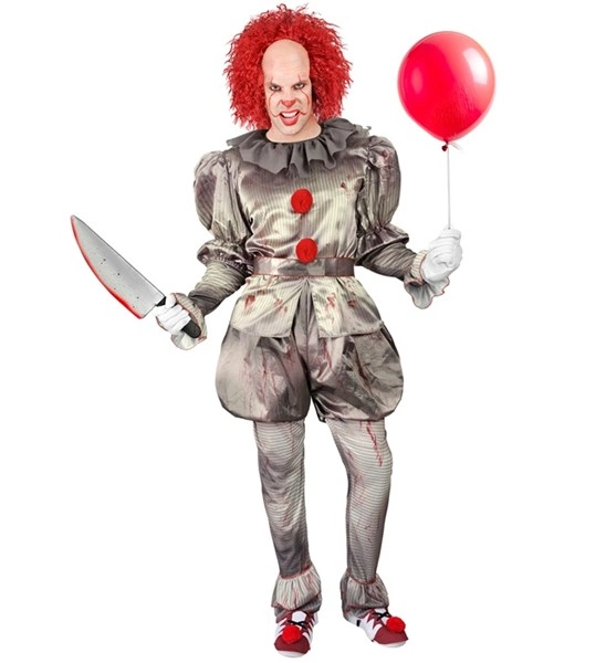 [WID16472] Déguisement clown maléfique pour homme (M)