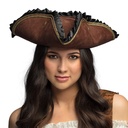 Chapeau tricorne de Pirate Evalyn