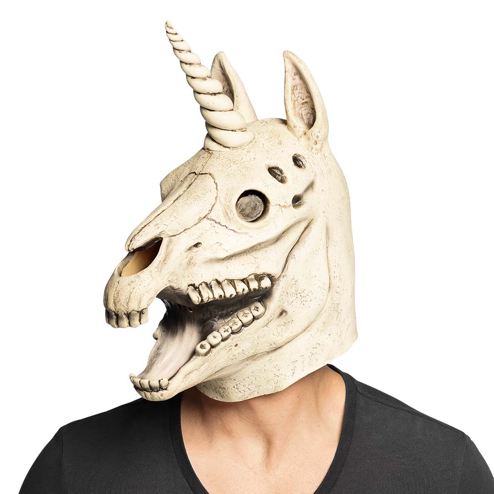 [BOL97584] Latex Unicorn Skull Mask