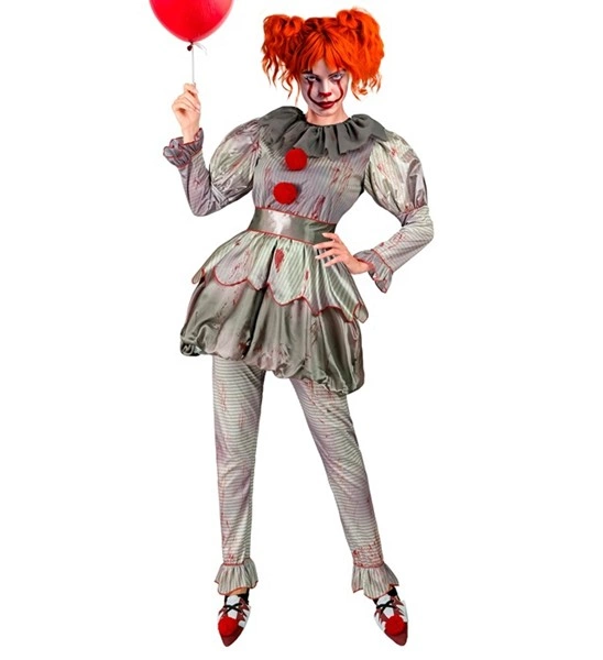 [WID16491] Killer Clown Costume for Women (S)