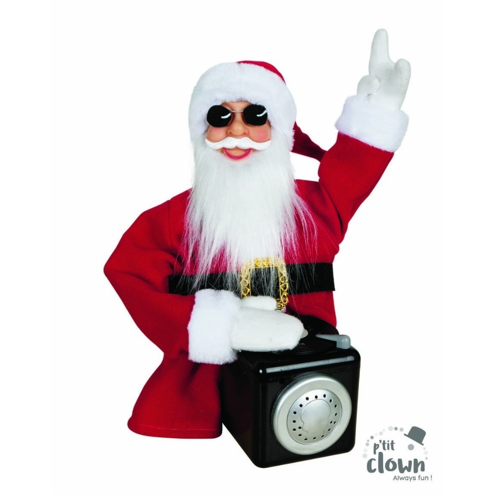 [PCL23713] Animated Musical DJ Santa Claus