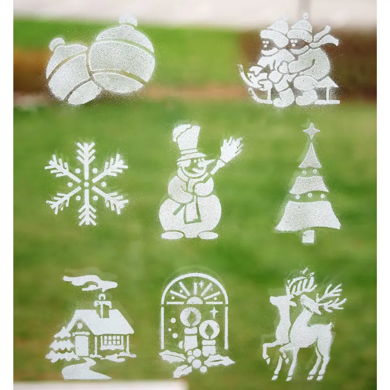 Spray neige avec pochoirs