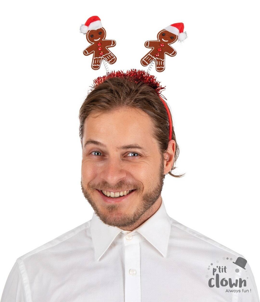 [PCL22777] Gingerbread Man Headband