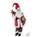 Décoration Père Noël animé et sonore 110 cm