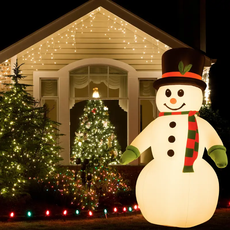 Bonhomme de neige gonflable géant