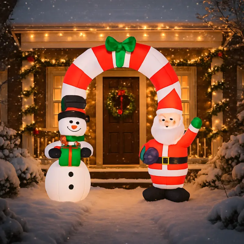 Arche gonflable de Noël lumineuse 2m40