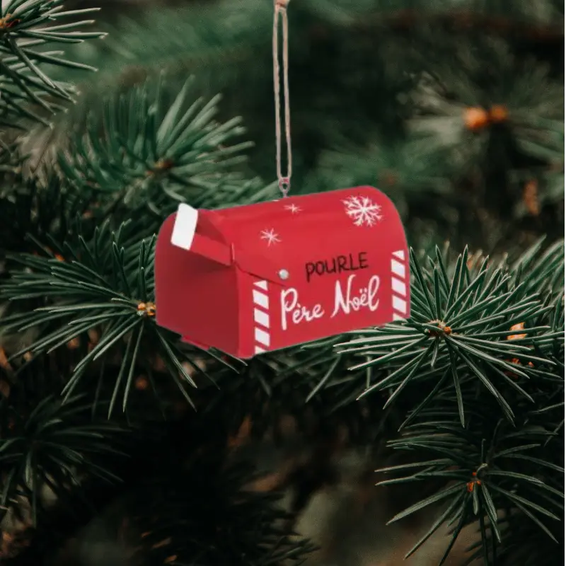 [ACT732058] Hanging Santa Letterbox Decoration