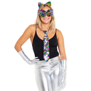 Tiare Katze Glitzer wendbar mehrfarbig