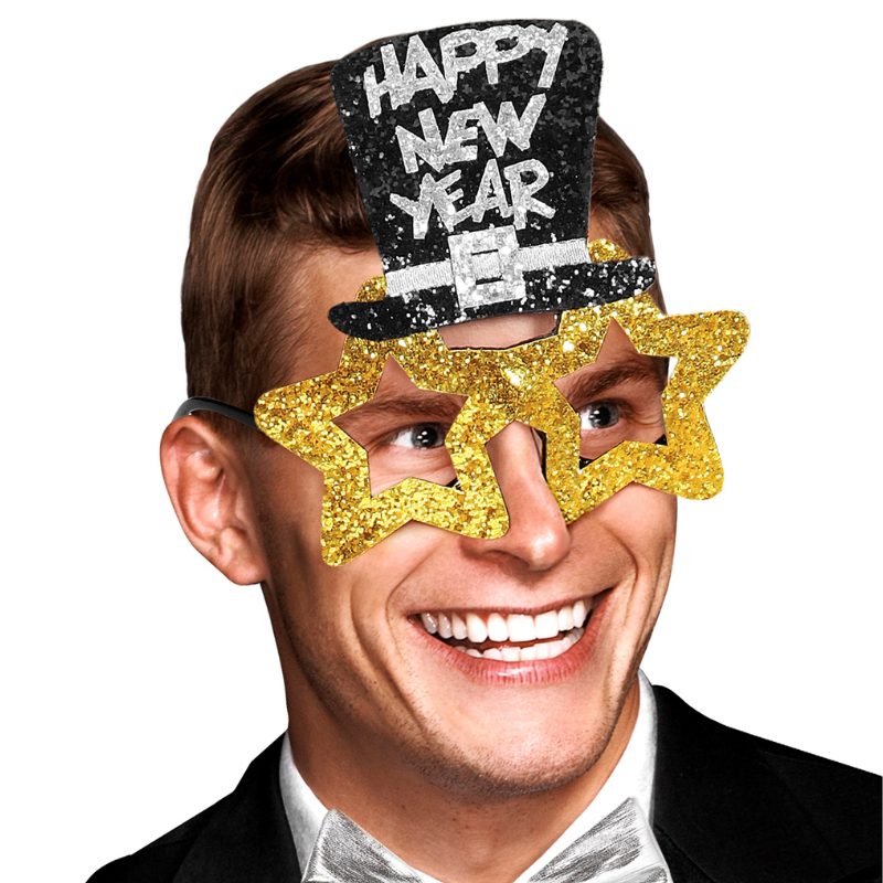 [WID07054] Brille Happy New Year (Or)