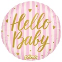 Ballon "Hello baby" 18" - Prima