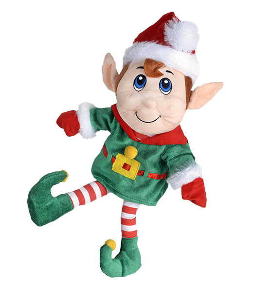 [TED0230] Peluche Teddy Mountain collection Noël (Elfe de Noël 16")