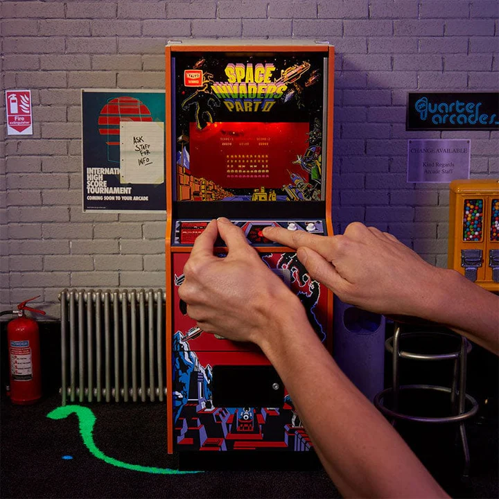 Petite borne d'arcade licence officielle (Dig Dug)