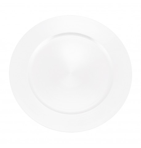 [CHA13342] Charger Plate 33 cm (Blanc)