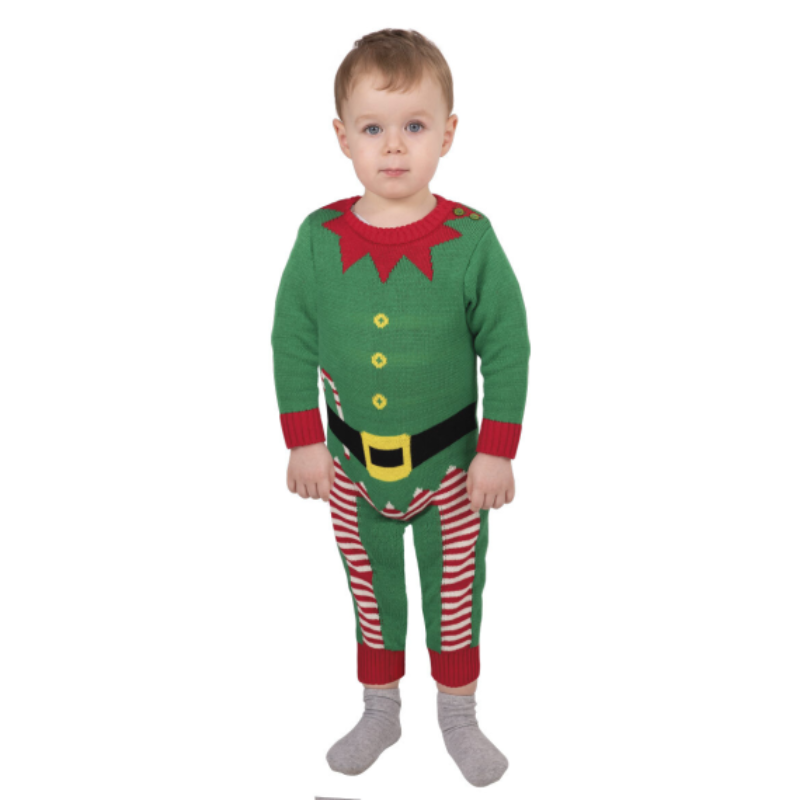 [PCL48115] Grünes Elfen-Kostüm für Jungen (1-2 ans)