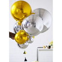 Ballon sphère aluminium métallisé