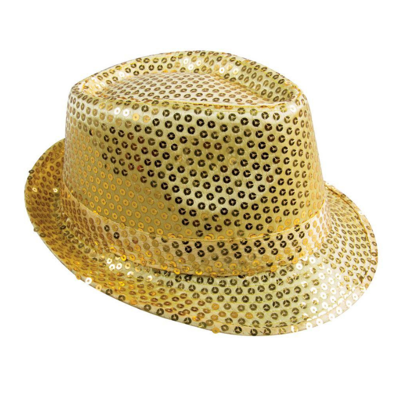Chapeau borsalino à sequins