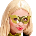 Paillettenmaske