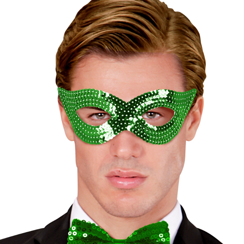 Paillettenmaske