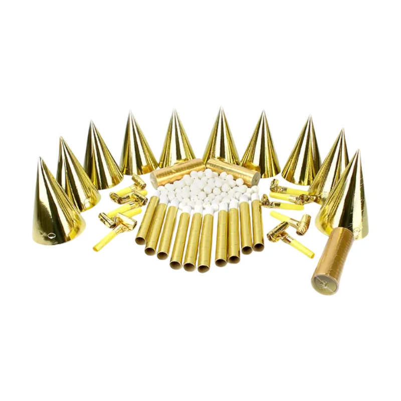 Boite cotillons métallisés