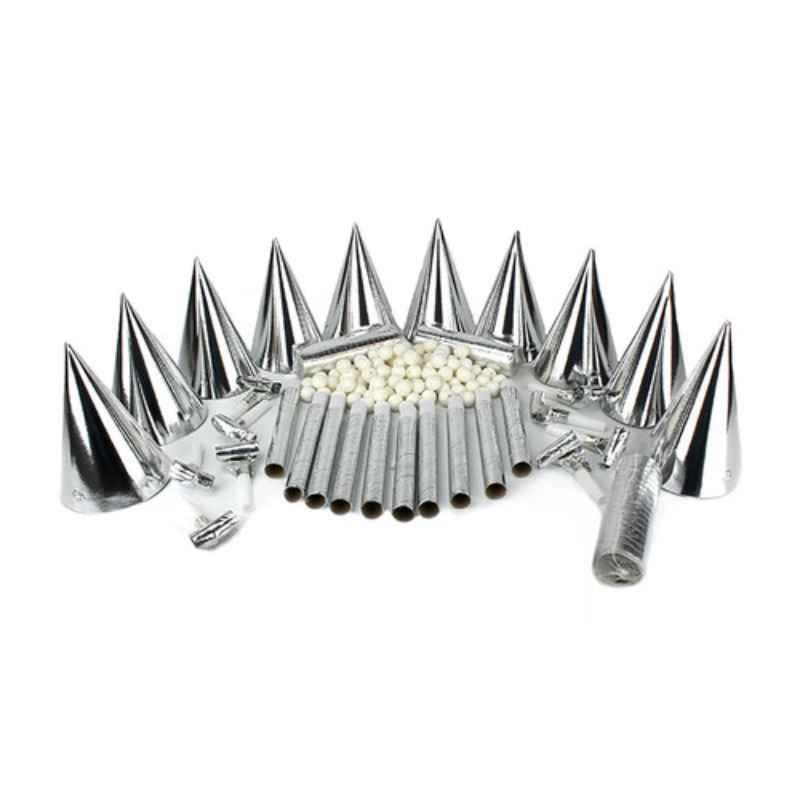 Boite cotillons métallisés