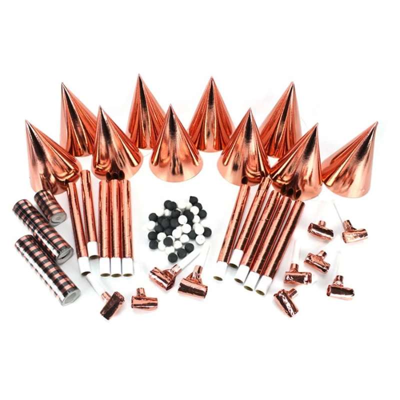 [COT21404] Box Partyartikel metallic (Rose gold)
