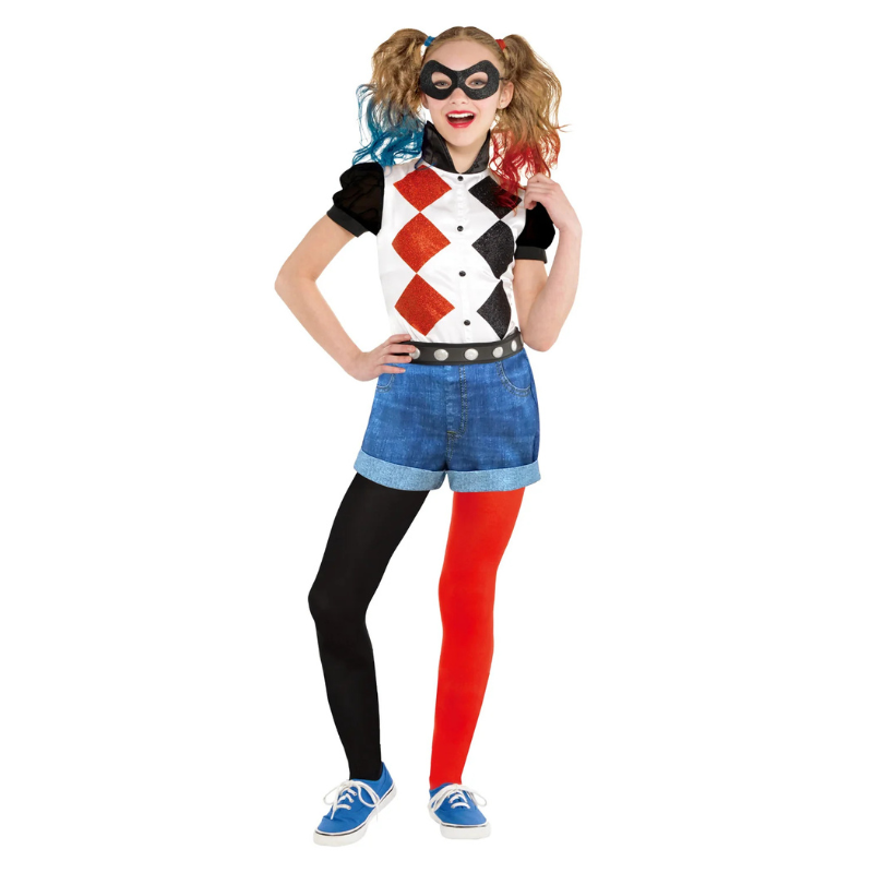 [AMS9906095] Déguisement Harley Quinn pour fille (8-10 ans /140 cm)
