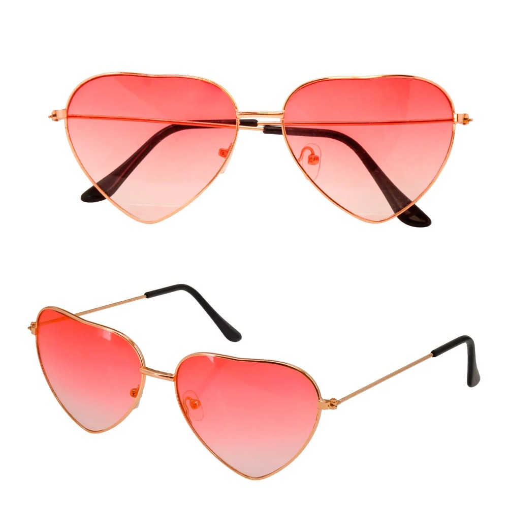 Herzbrille Rot