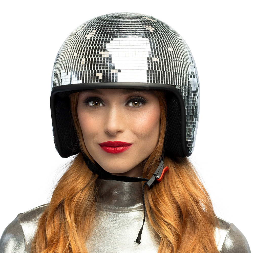 [BOL00794] Casque Disco argent