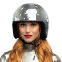 Casque Disco argent